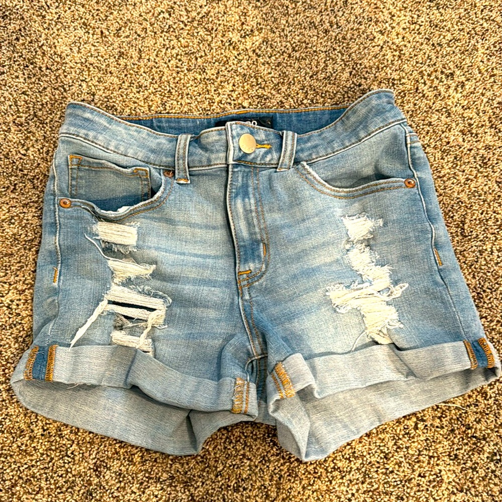 Aero High Rise Midi Shorts